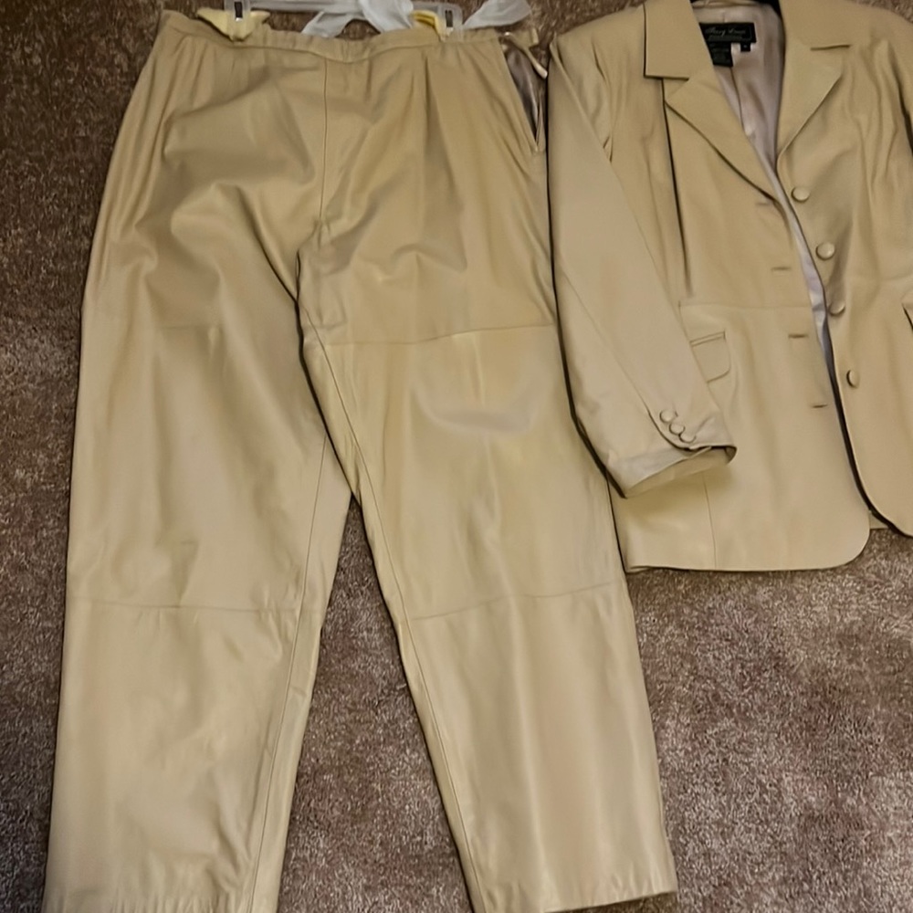 COPY - Leather pant & blazer